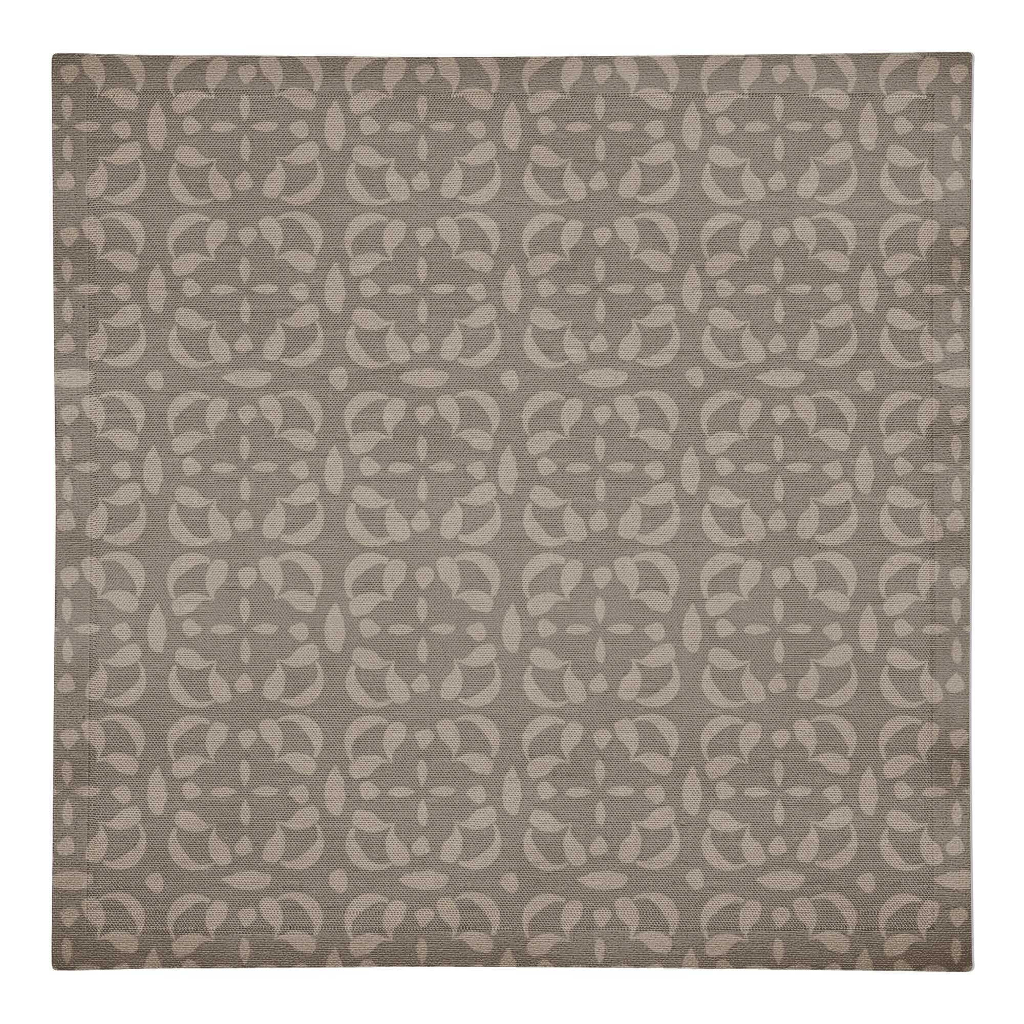 Intricate Circle Stack Cotton Twill Napkin